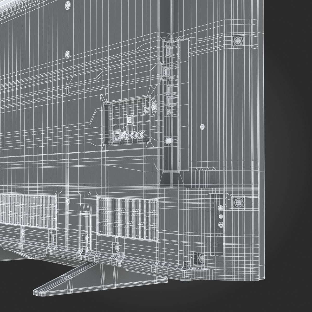 Sony TV X690E LED 4K Ultra HD 3D model_27