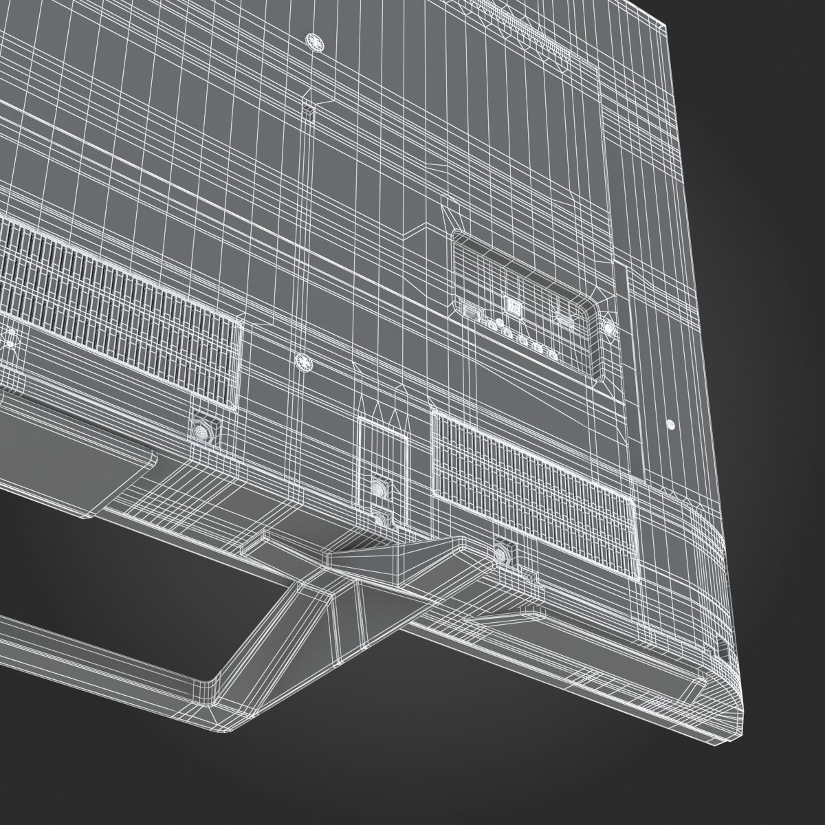 Sony TV X690E LED 4K Ultra HD 3D model_24