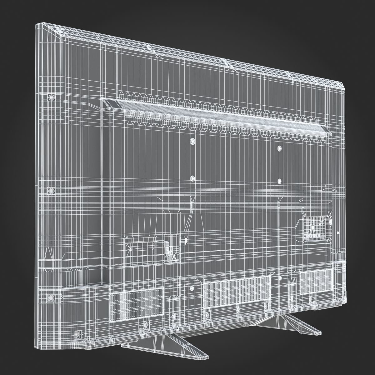 Sony TV X690E LED 4K Ultra HD 3D model_21