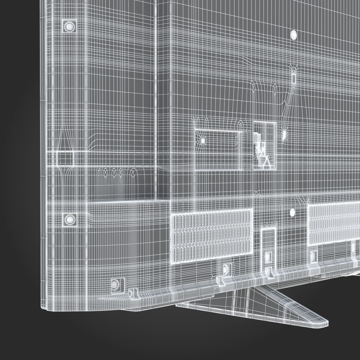 Sony TV X690E LED 4K Ultra HD 3D model_26