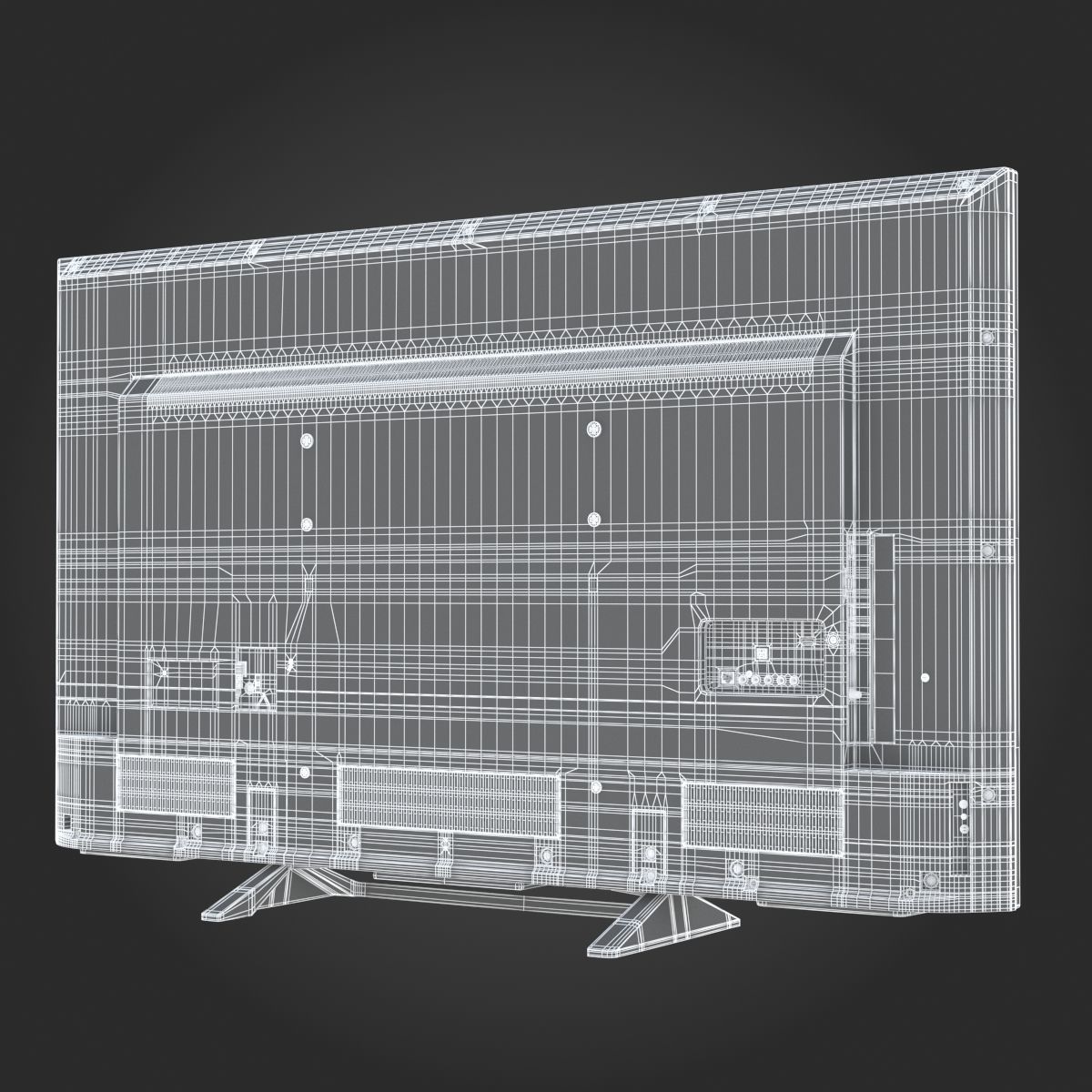 Sony TV X690E LED 4K Ultra HD 3D model_19