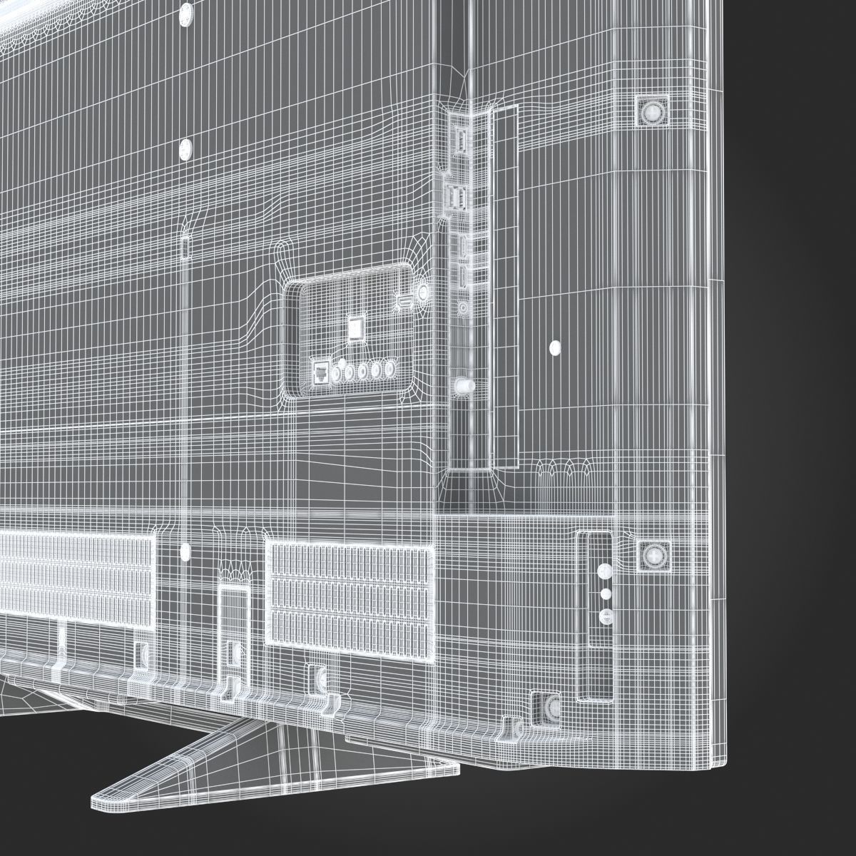 Sony TV X690E LED 4K Ultra HD 3D model_23