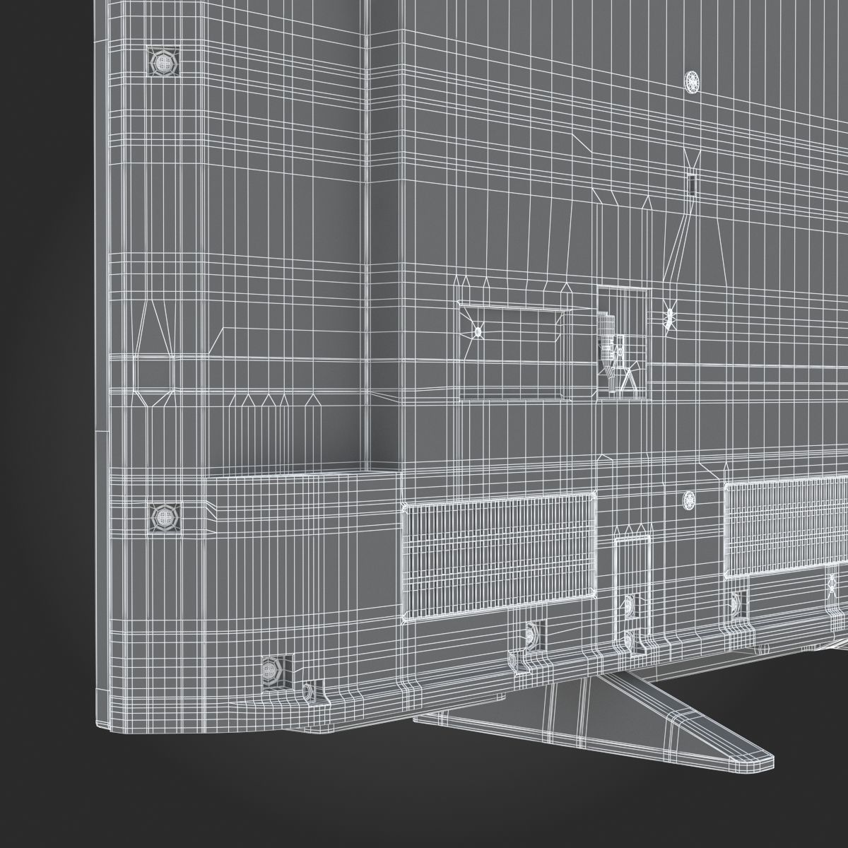 Sony TV X690E LED 4K Ultra HD 3D model_30