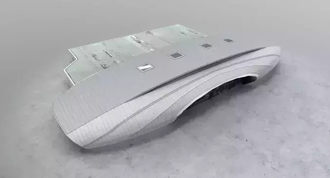 LKKV New Terminal Low-poly 3D model