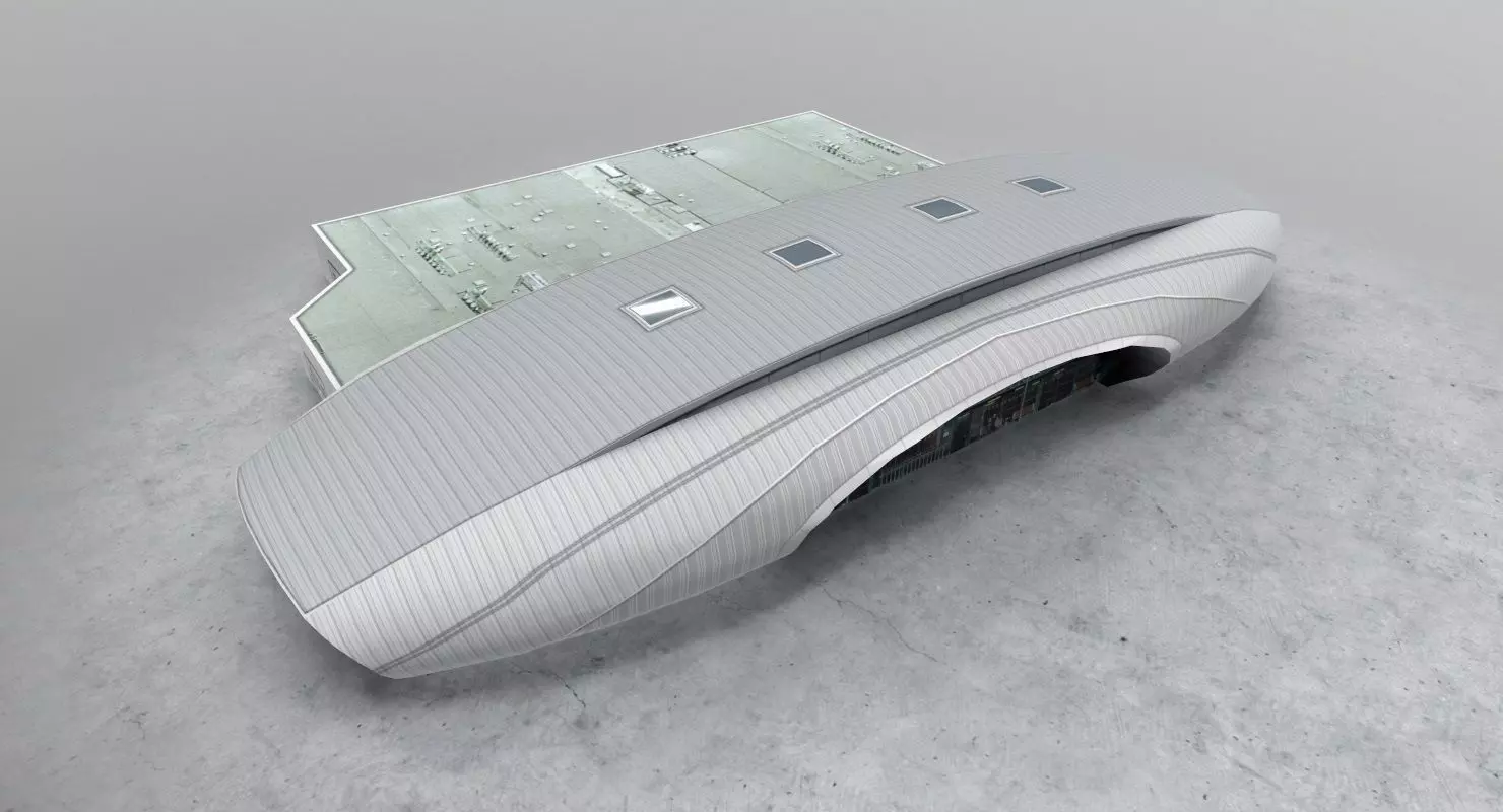 LKKV New Terminal Low-poly 3D model_0