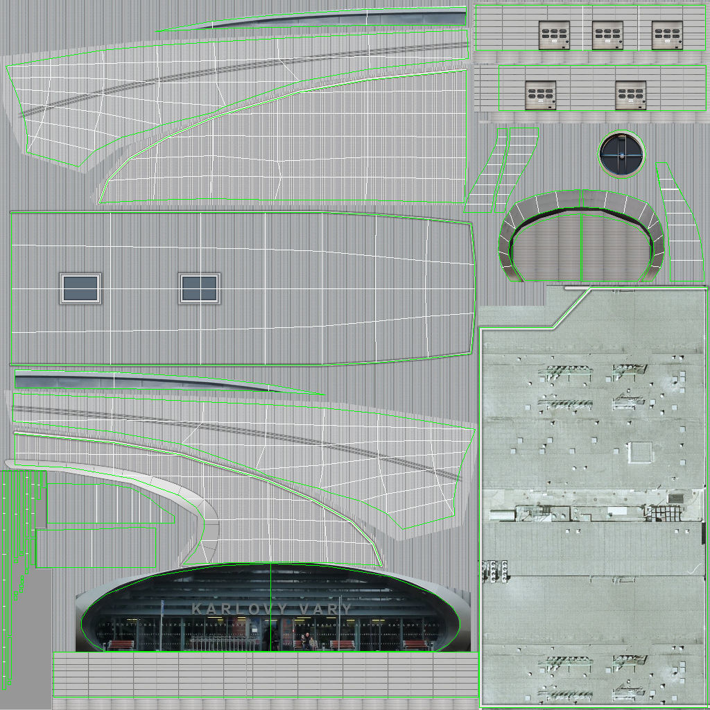 LKKV New Terminal Low-poly 3D model_11