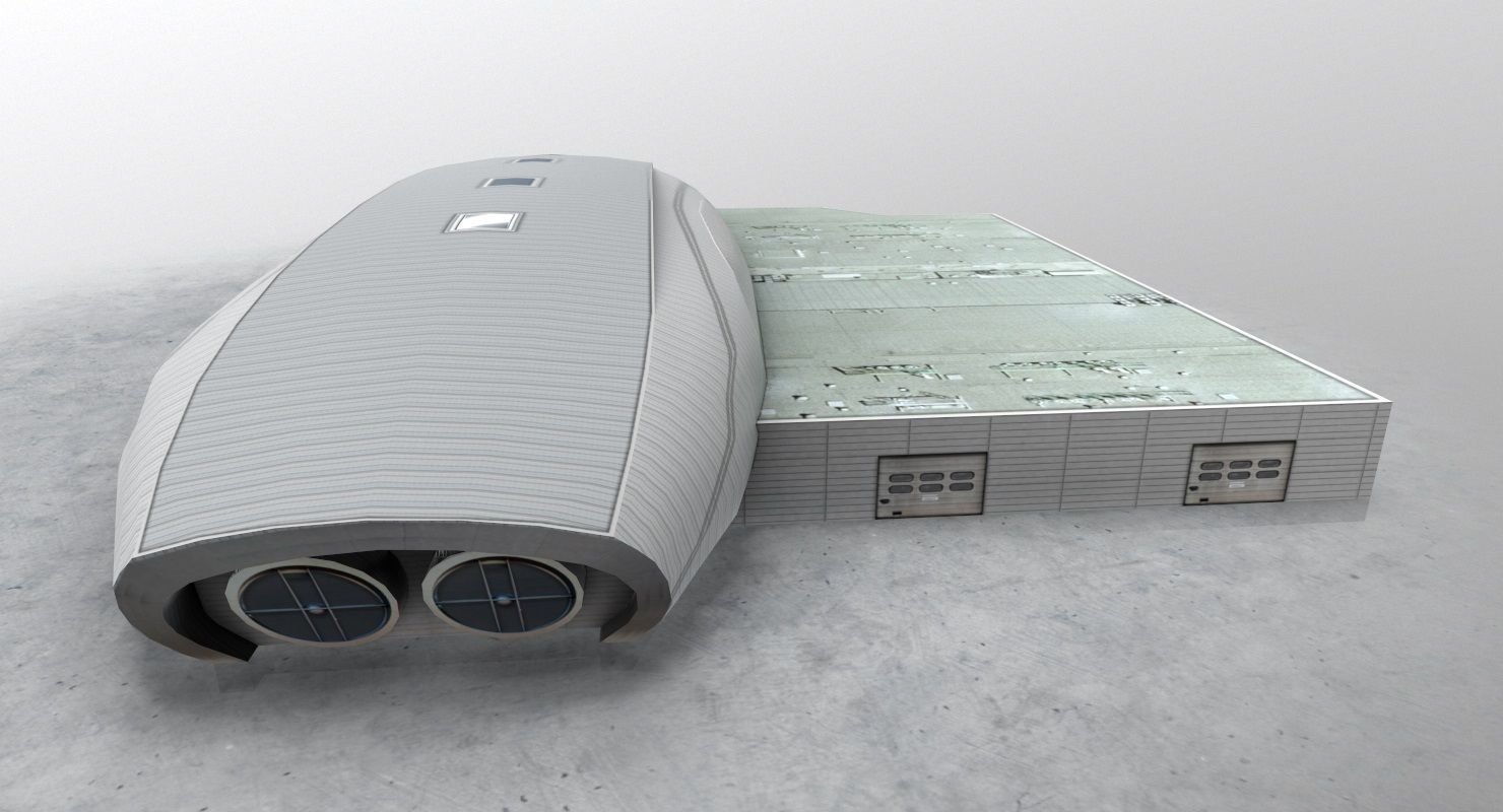 LKKV New Terminal Low-poly 3D model_4