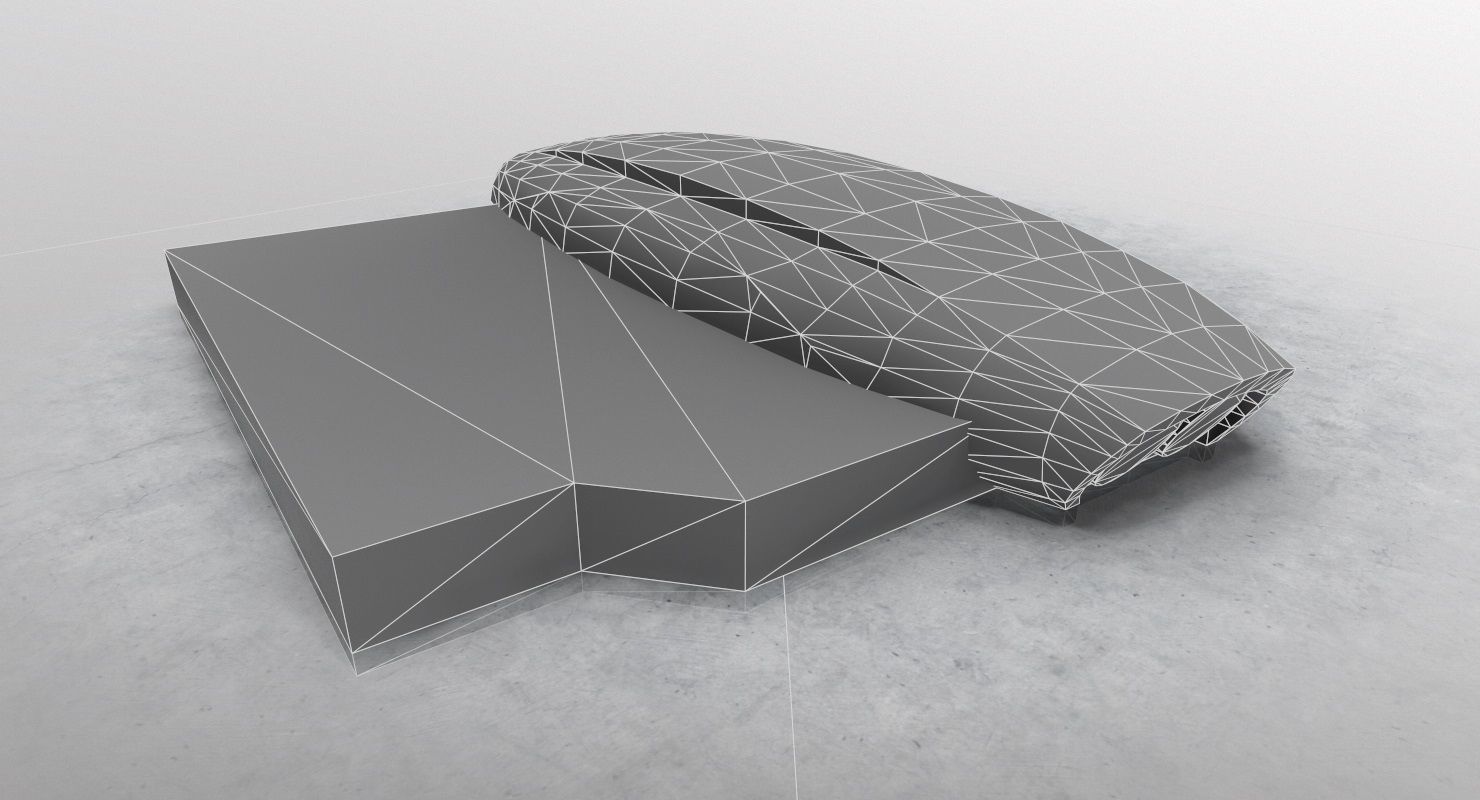 LKKV New Terminal Low-poly 3D model_9