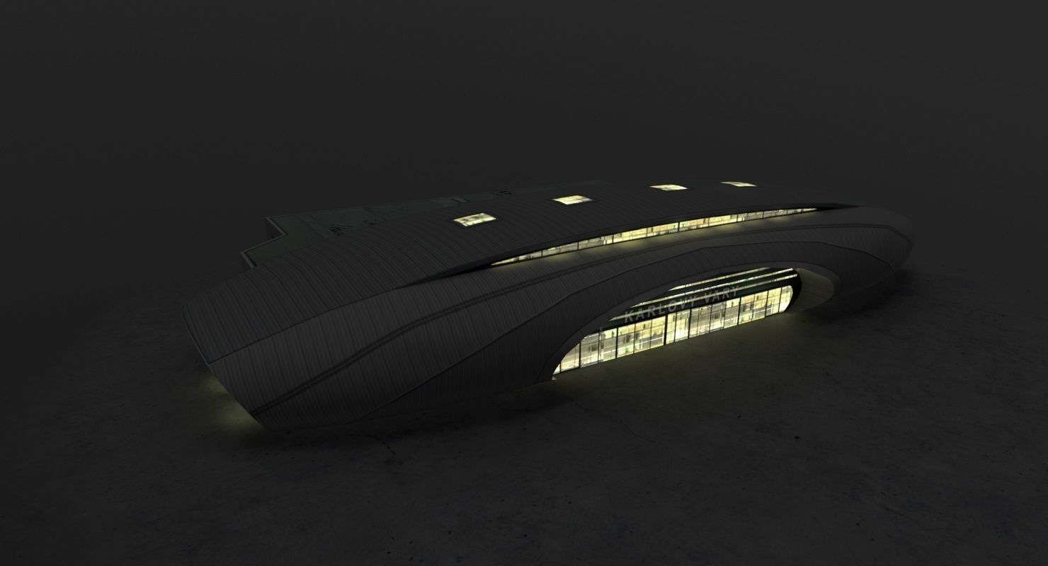 LKKV New Terminal Low-poly 3D model_6