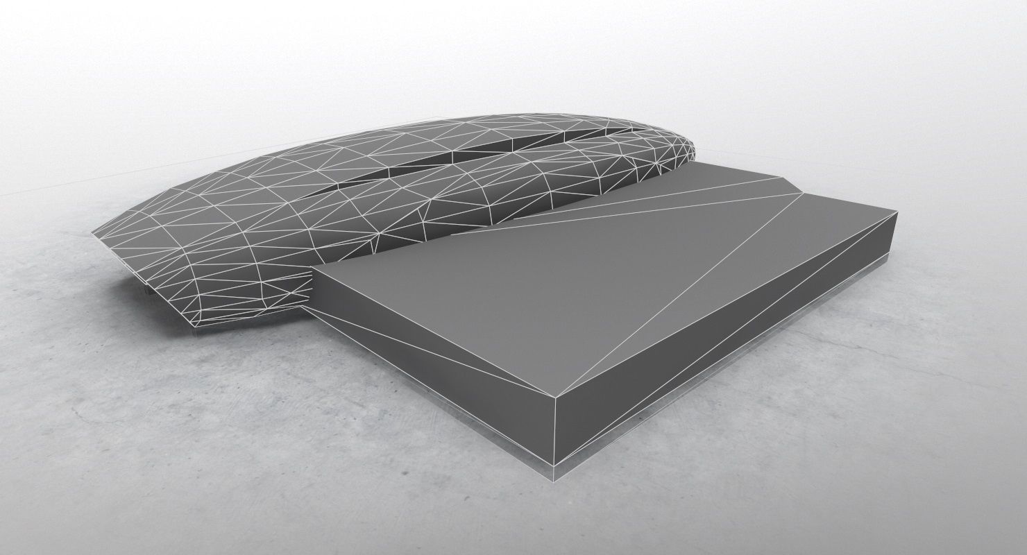 LKKV New Terminal Low-poly 3D model_10