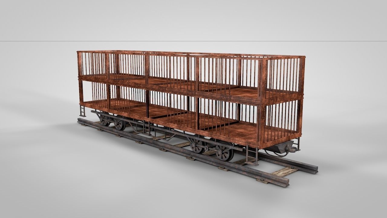 LL Sheep Wagon 3D model_6