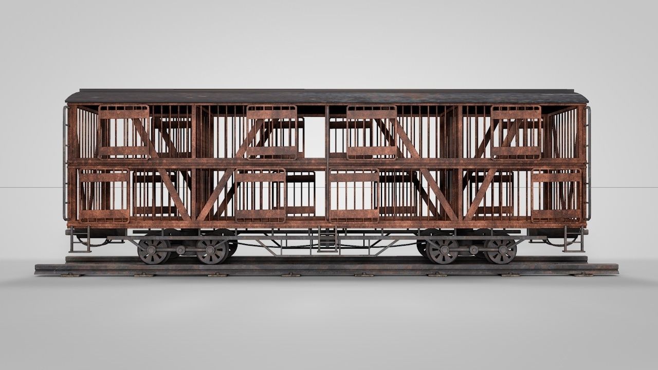 LL Sheep Wagon 3D model_1
