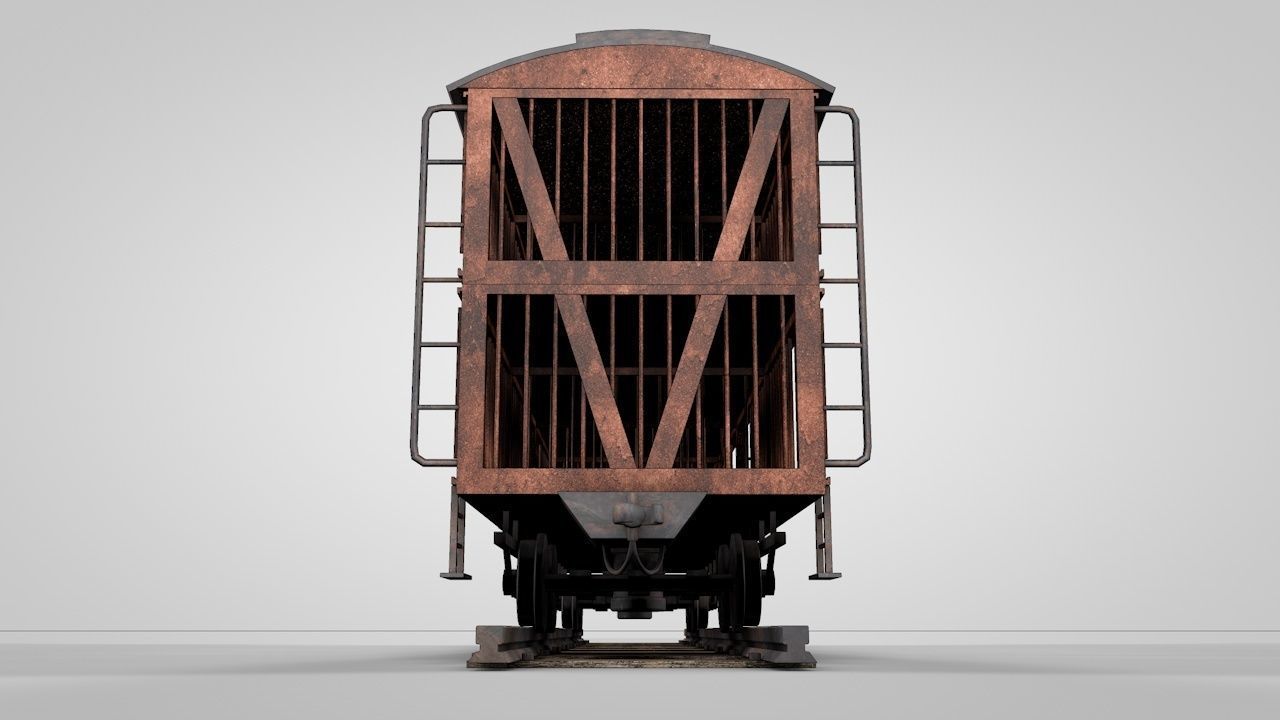 LL Sheep Wagon 3D model_2