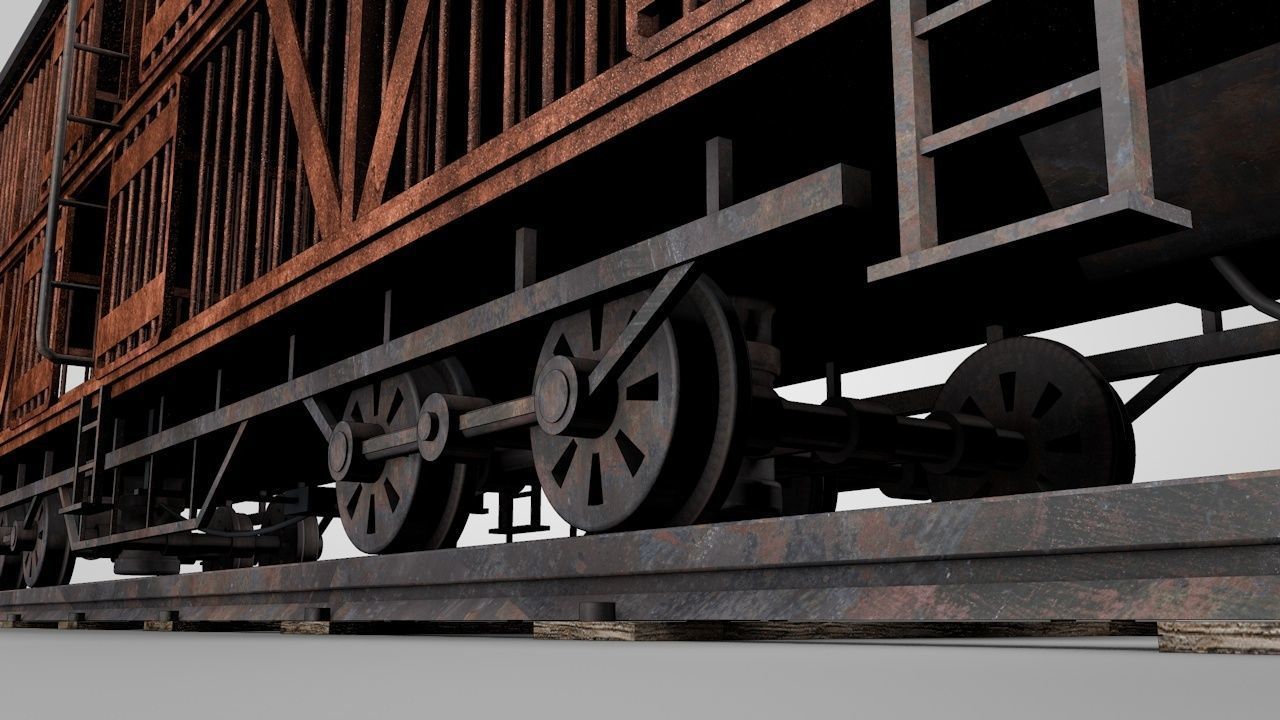 LL Sheep Wagon 3D model_4