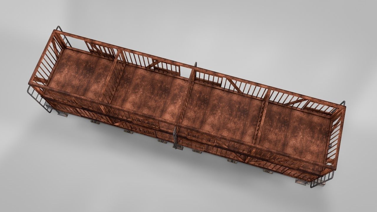 LL Sheep Wagon 3D model_7