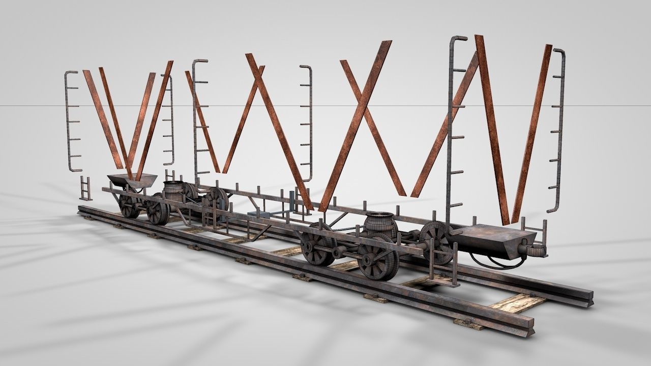 LL Sheep Wagon 3D model_8