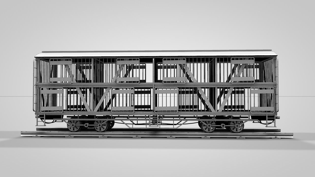 LL Sheep Wagon 3D model_12