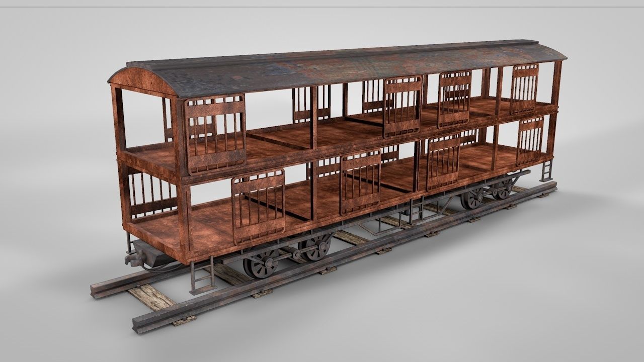 LL Sheep Wagon 3D model_5