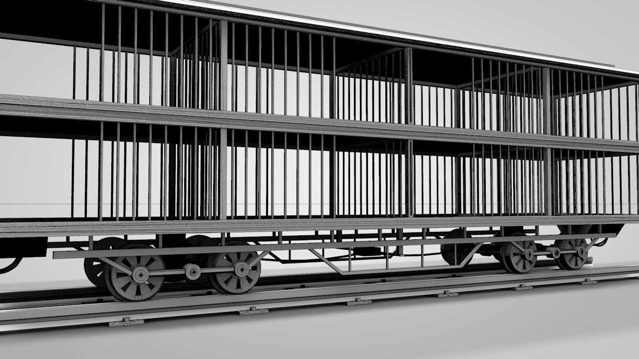 LL Sheep Wagon 3D model_15