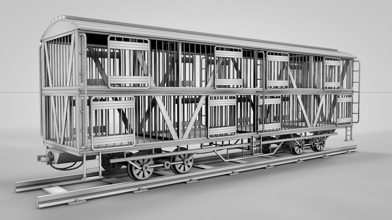 LL Sheep Wagon 3D model_16