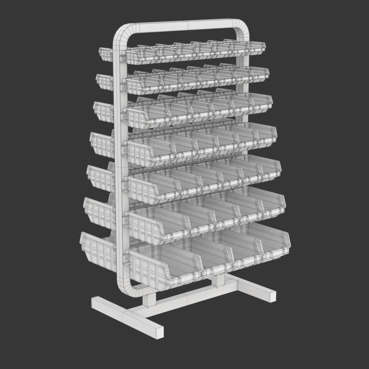 Storage Shelf 3D model_12