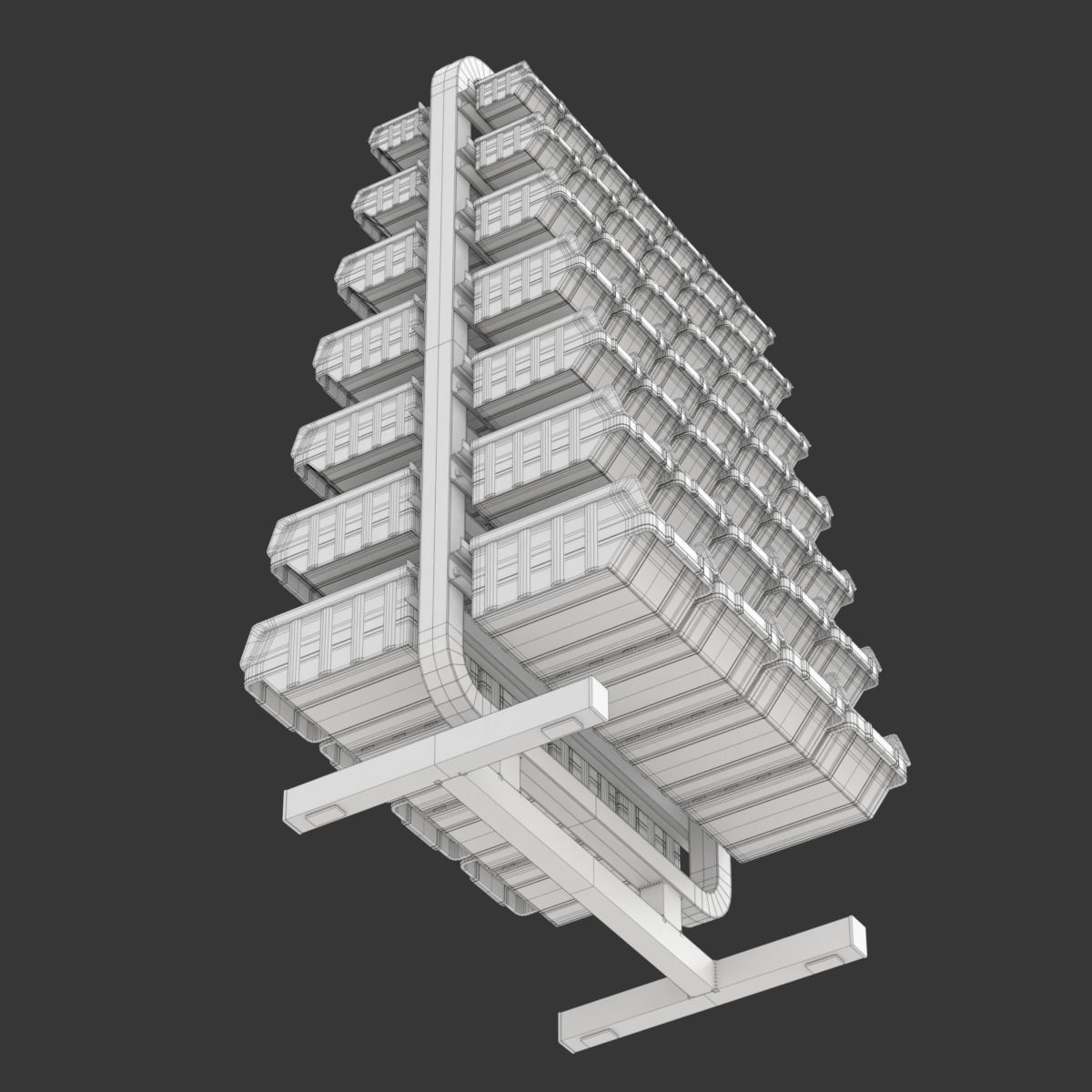 Storage Shelf 3D model_15