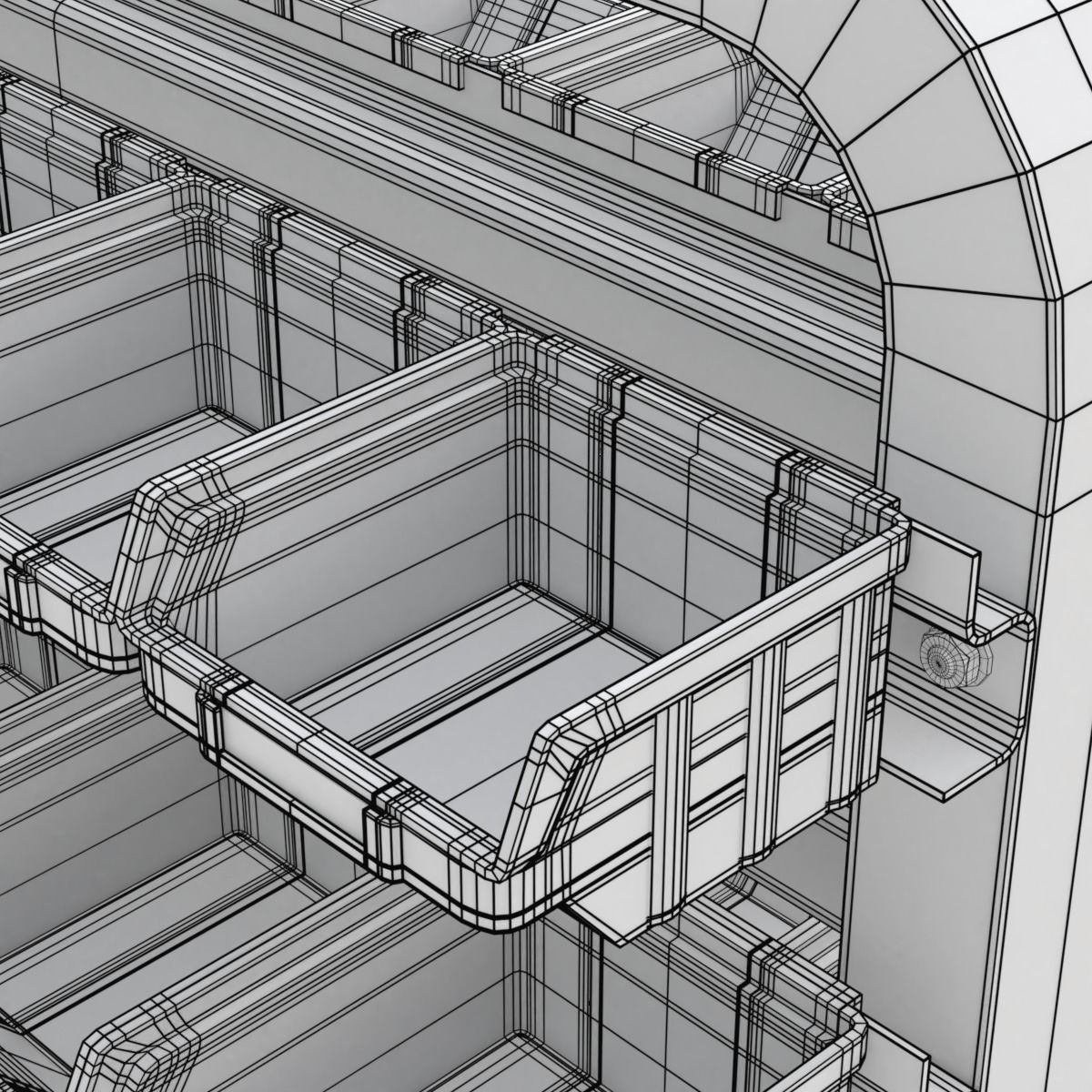 Storage Shelf 3D model_18