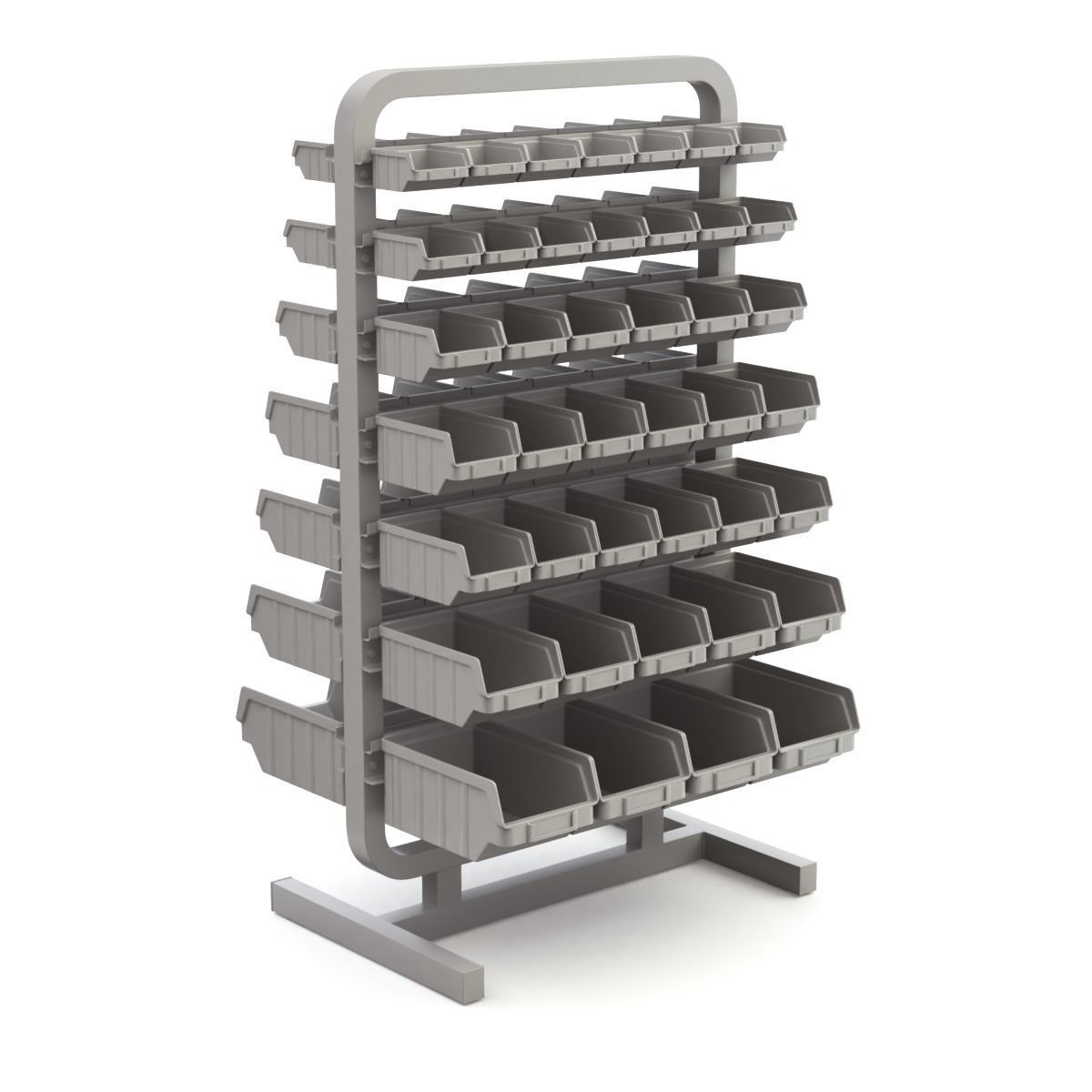 Storage Shelf 3D model_7