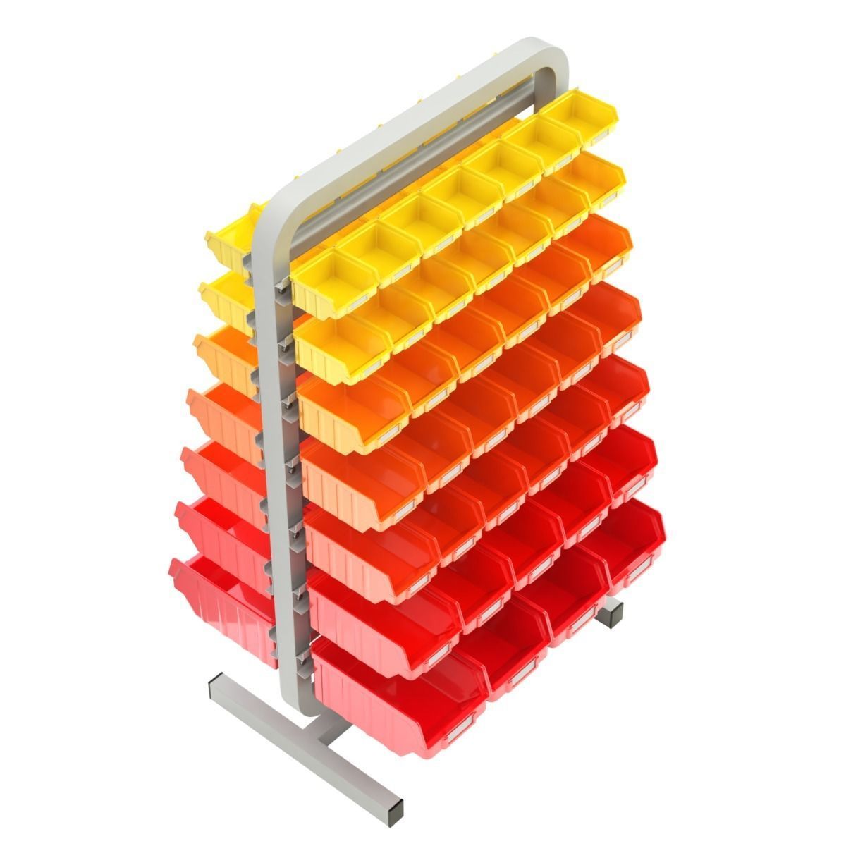 Storage Shelf 3D model_2