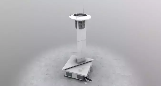 LFMN Antenna Low-poly 3D model