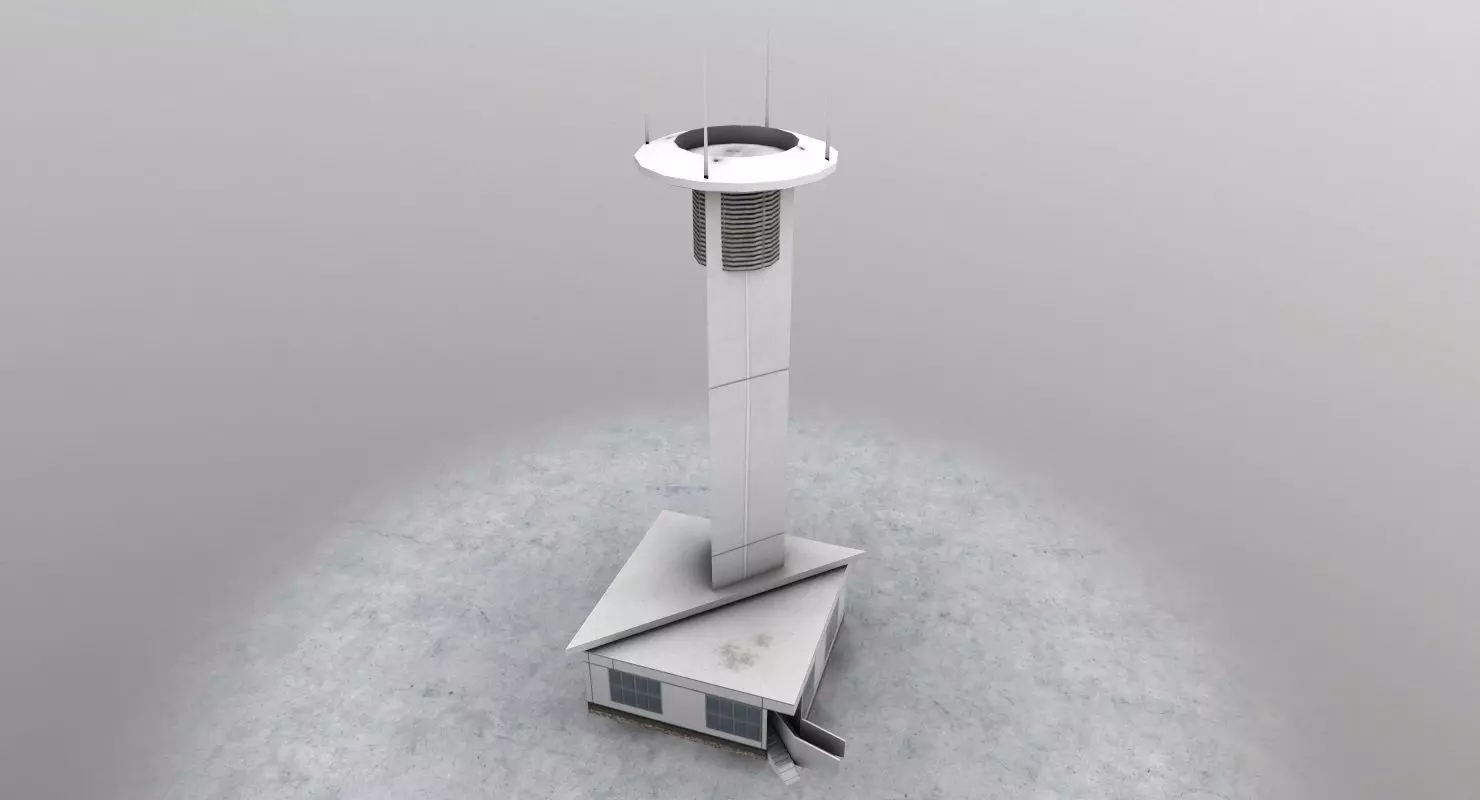 LFMN Antenna Low-poly 3D model