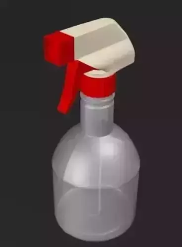Plastic Sprayer Bottle 3D model