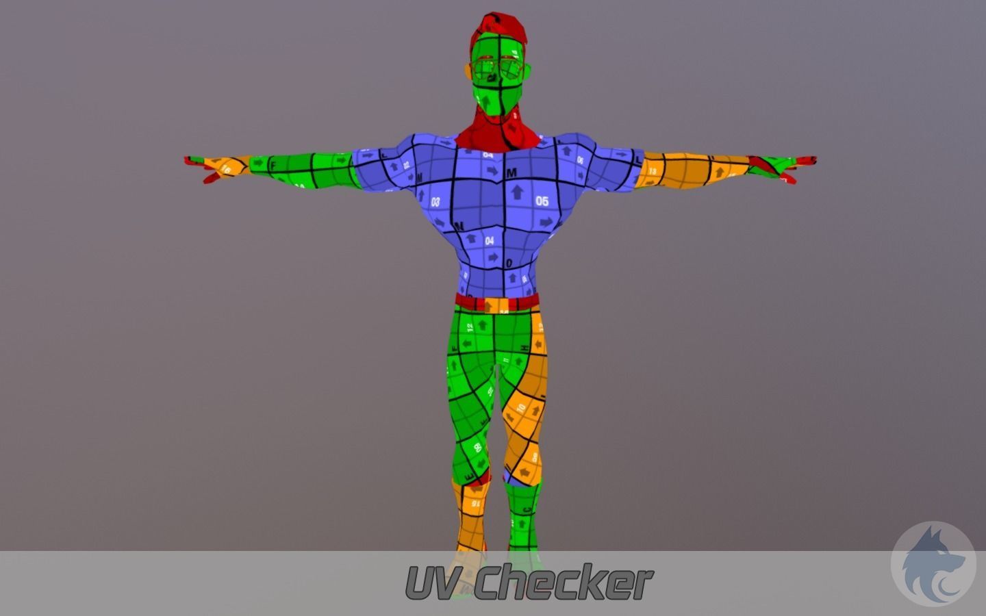 Character Model Jony Low-poly 3D model_11
