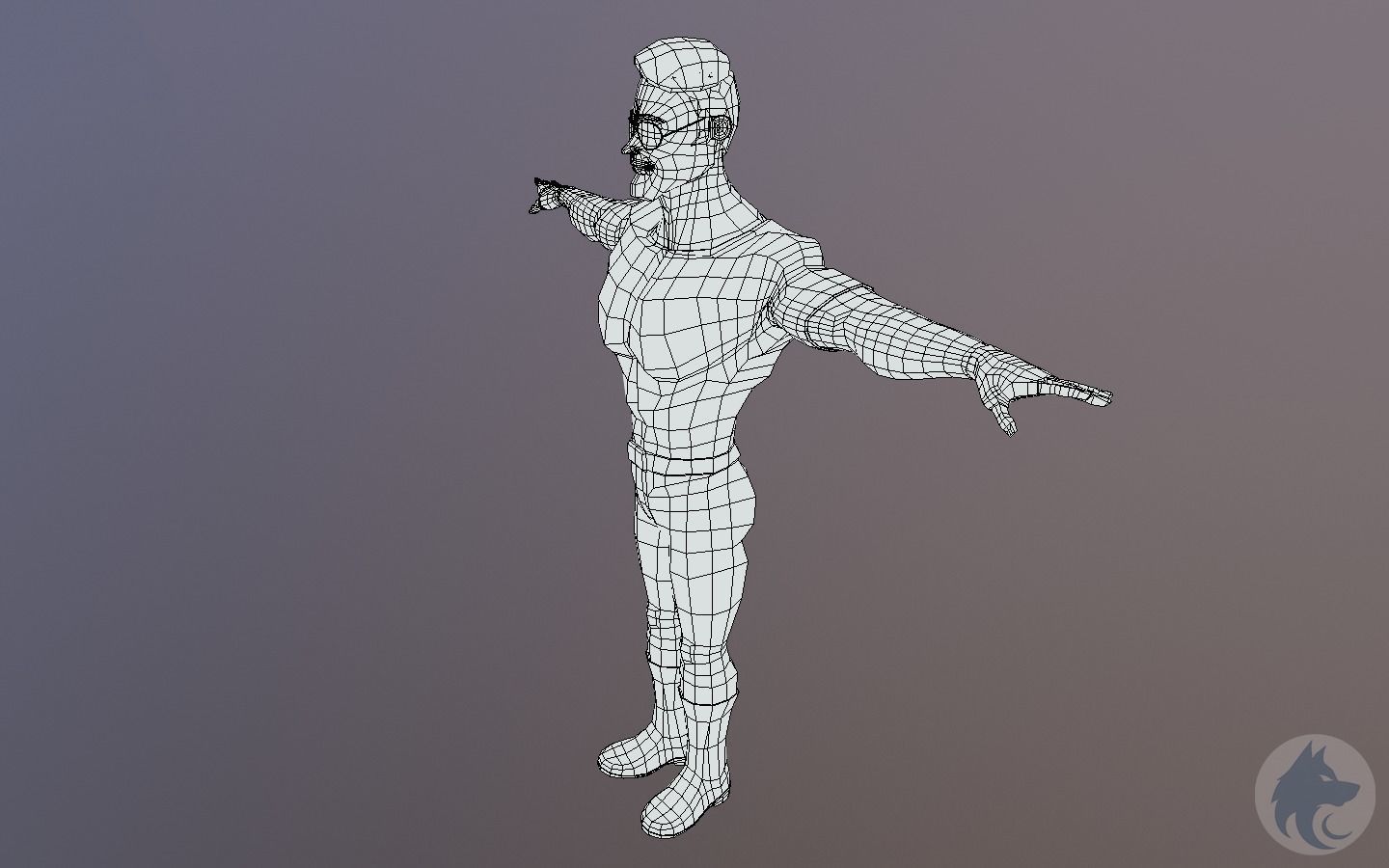 Character Model Jony Low-poly 3D model_12