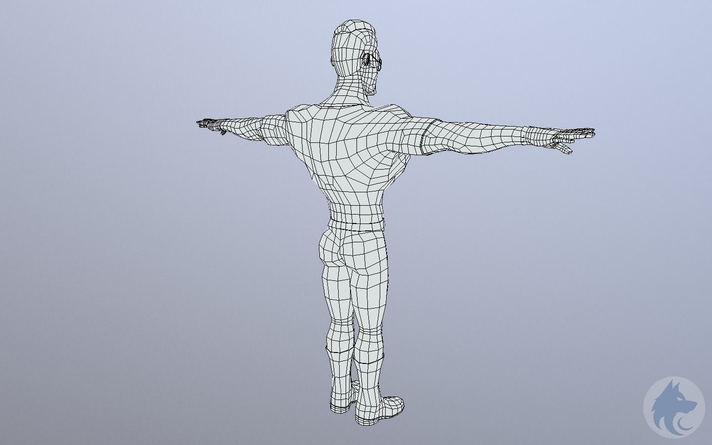 Character Model Jony Low-poly 3D model_16