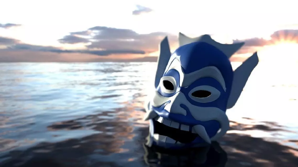 Avatar Blue Spirit 3D model_0