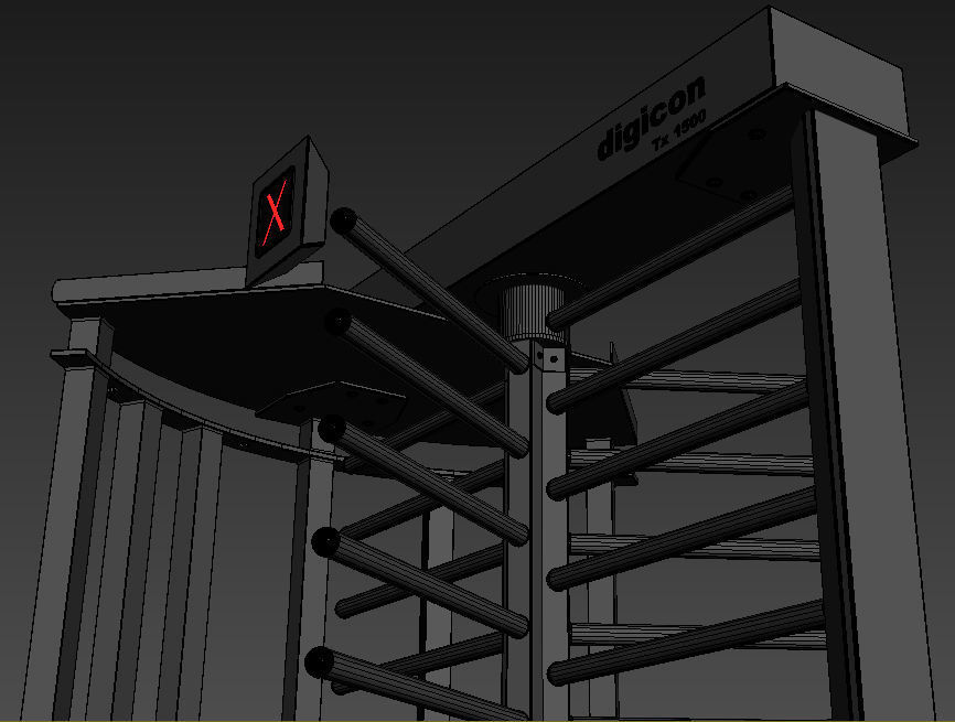 Digicon turnstile - So5  3D model_1