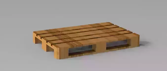 pallet wooden 3D print model
