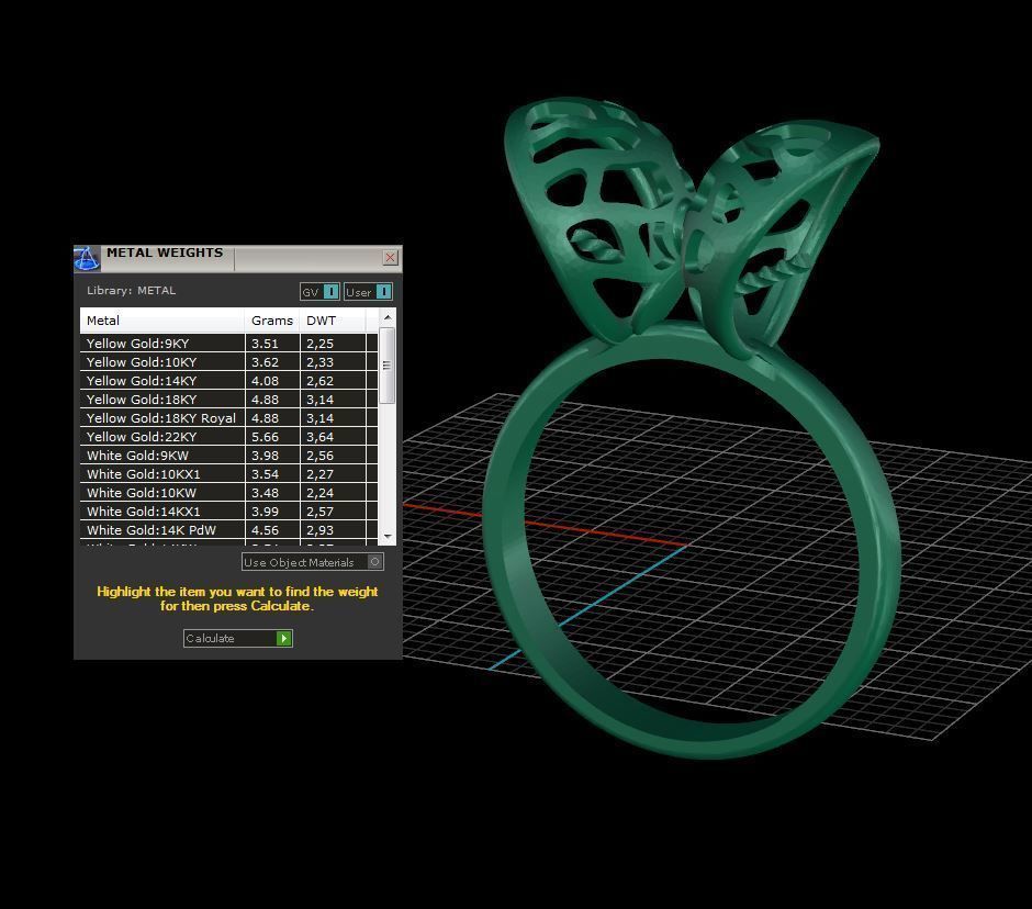 ring 111 3D print model_7