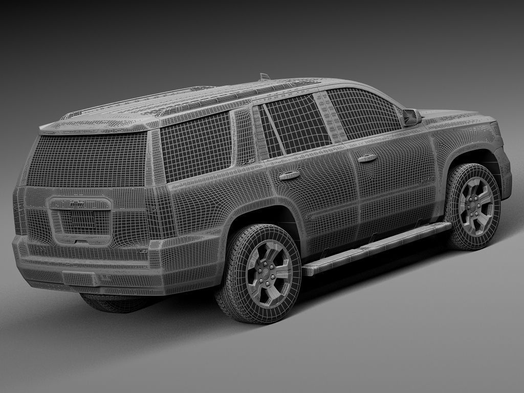 Chevrolet Tahoe Z71 2015 3D model_14