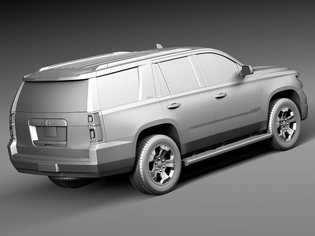 Chevrolet Tahoe Z71 2015 3D model_12