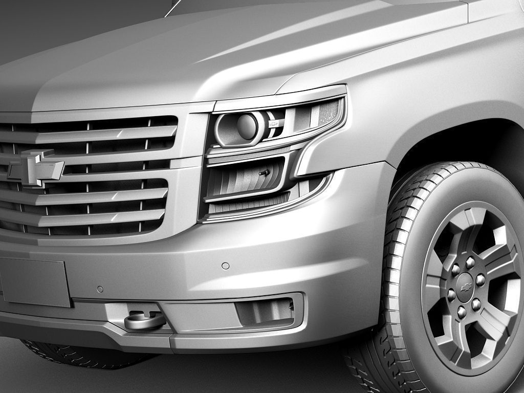 Chevrolet Tahoe Z71 2015 3D model_10