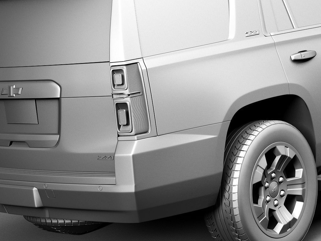 Chevrolet Tahoe Z71 2015 3D model_11