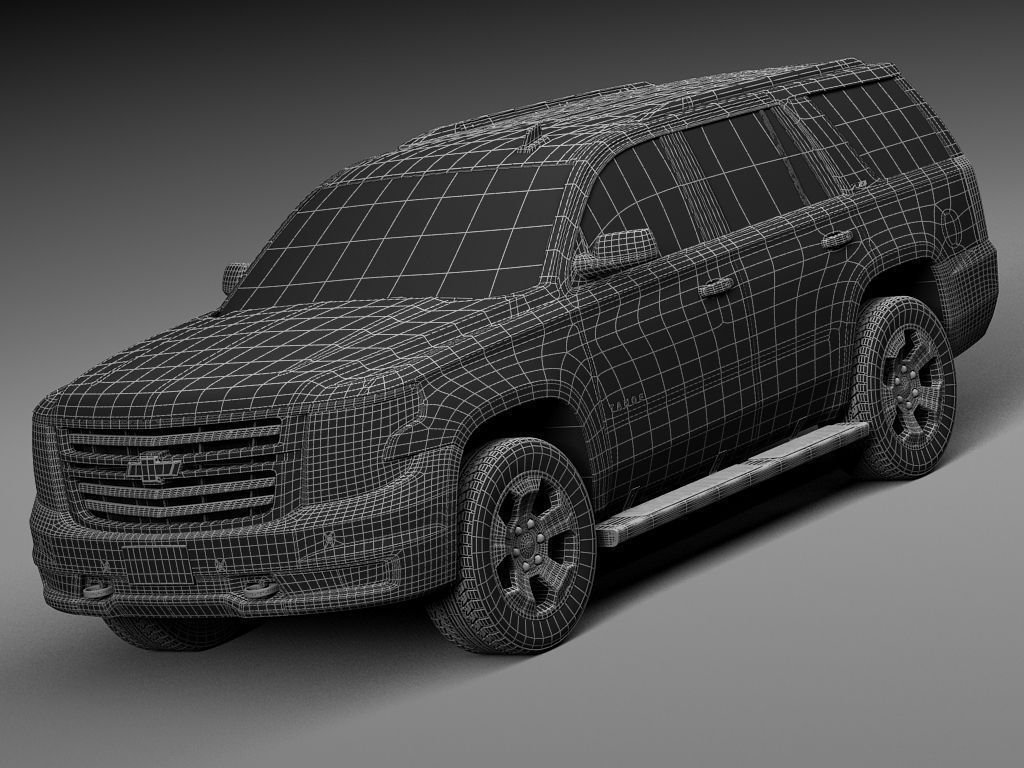 Chevrolet Tahoe Z71 2015 3D model_15