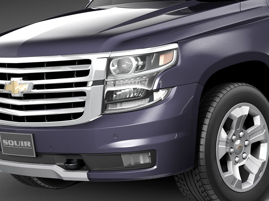 Chevrolet Tahoe Z71 2015 3D model_3