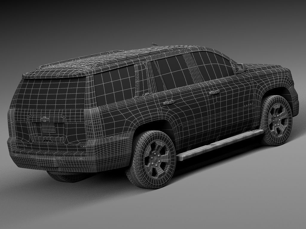 Chevrolet Tahoe Z71 2015 3D model_16
