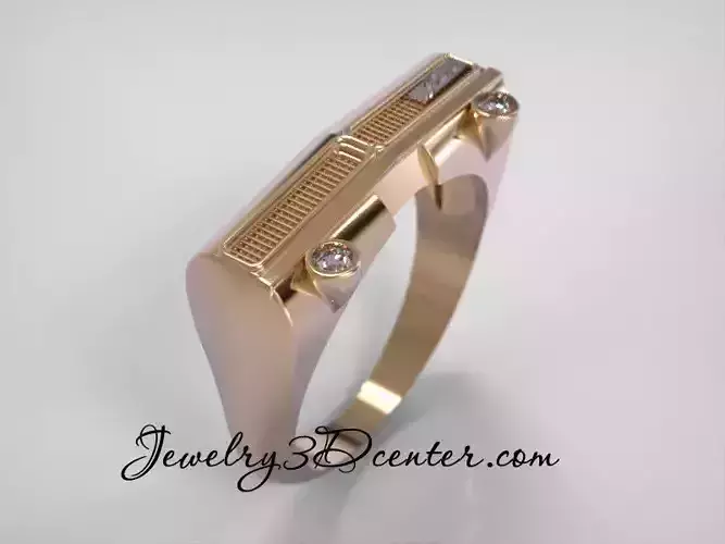 Ring car 3D print model