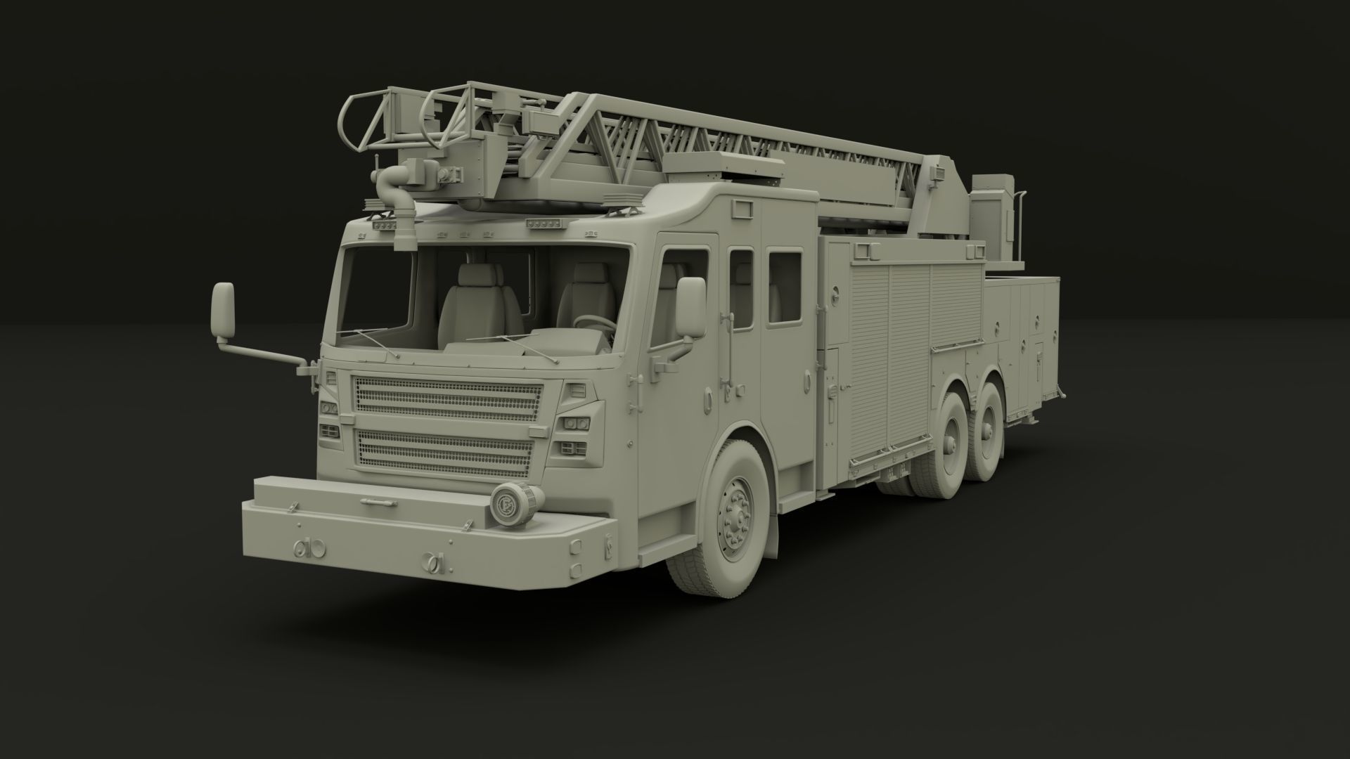 Firetruck Viper 3D model_5