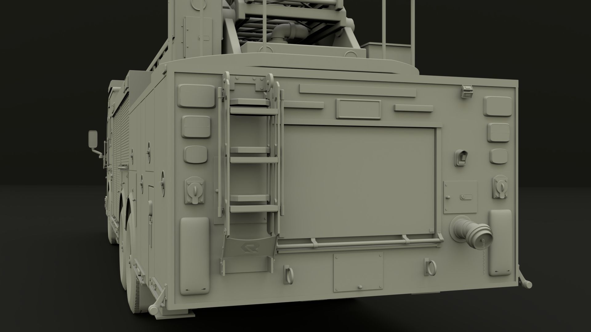 Firetruck Viper 3D model_7