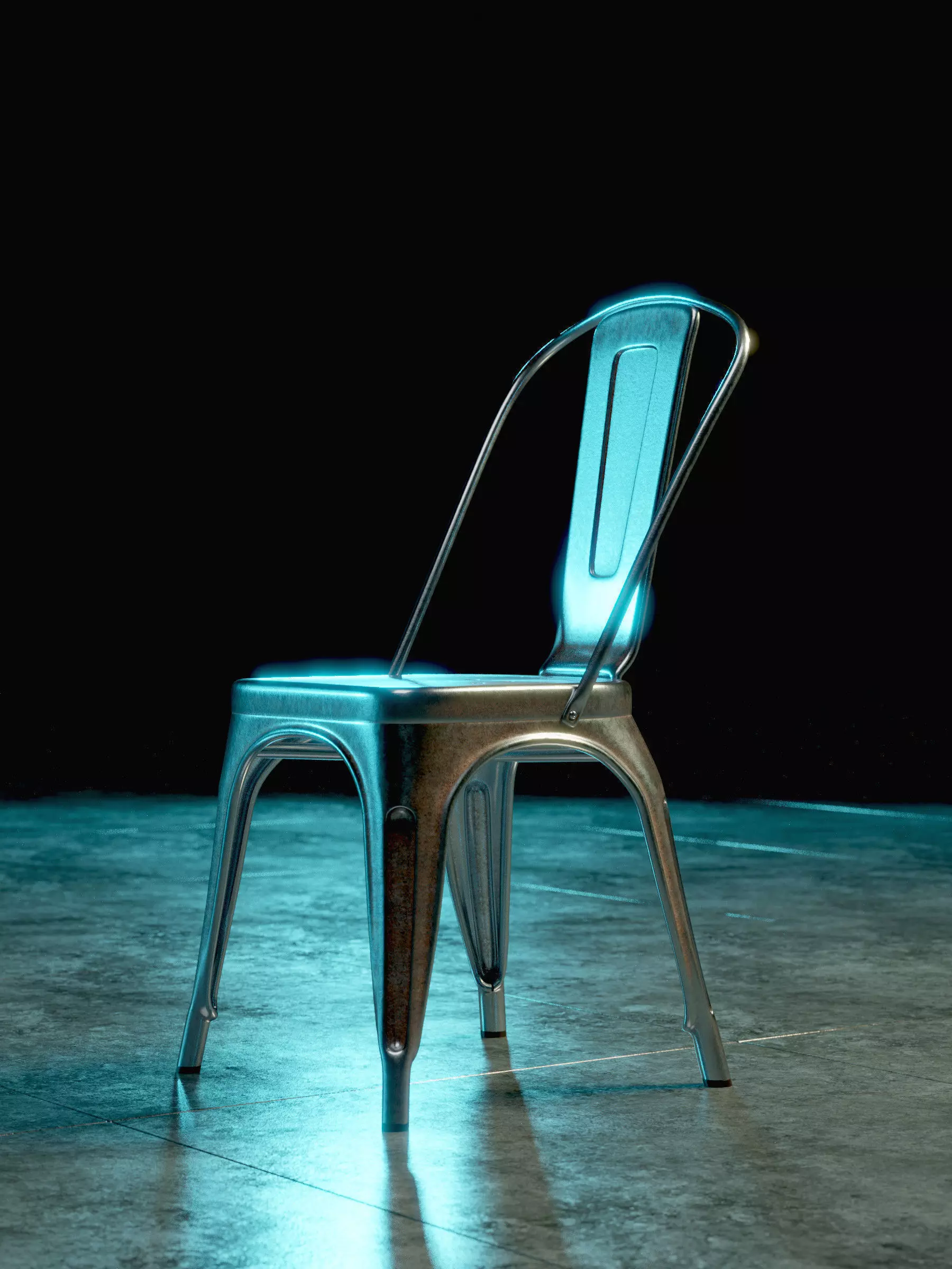 Chase Industrial Chair 3D model